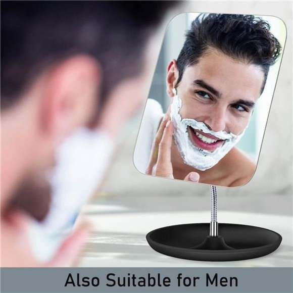 Table Vanity Mirror with Stand - Makeup Mirror - Adjustable Flexible Gooseneck - Picture 4 of 7
